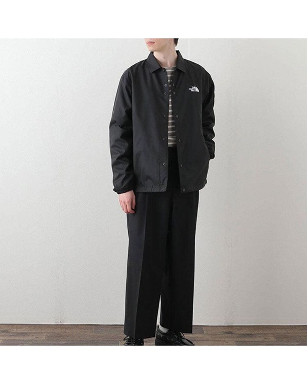 The North Face Black Logo Wind Coaches Jacket for men
