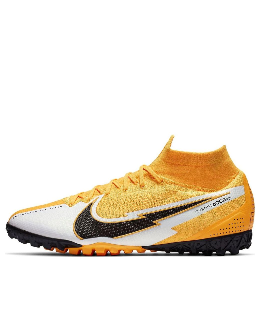 Nike Yellow Mercurial Superfly 7 Elite Turf 'Laser' for men