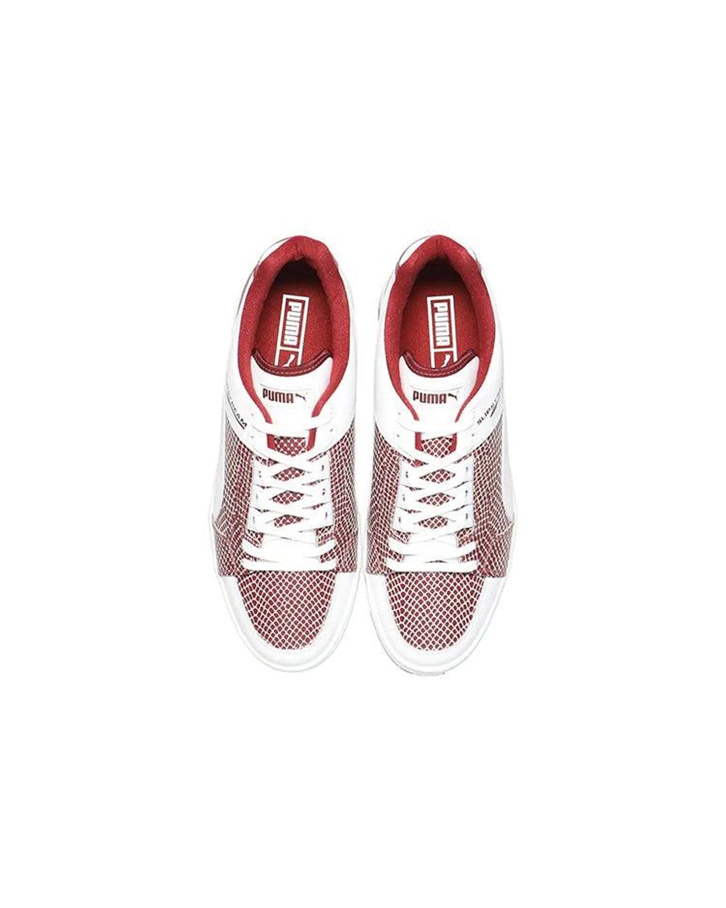 PUMA White Slipstream Low Vtg Mij Snake Cordovan for men