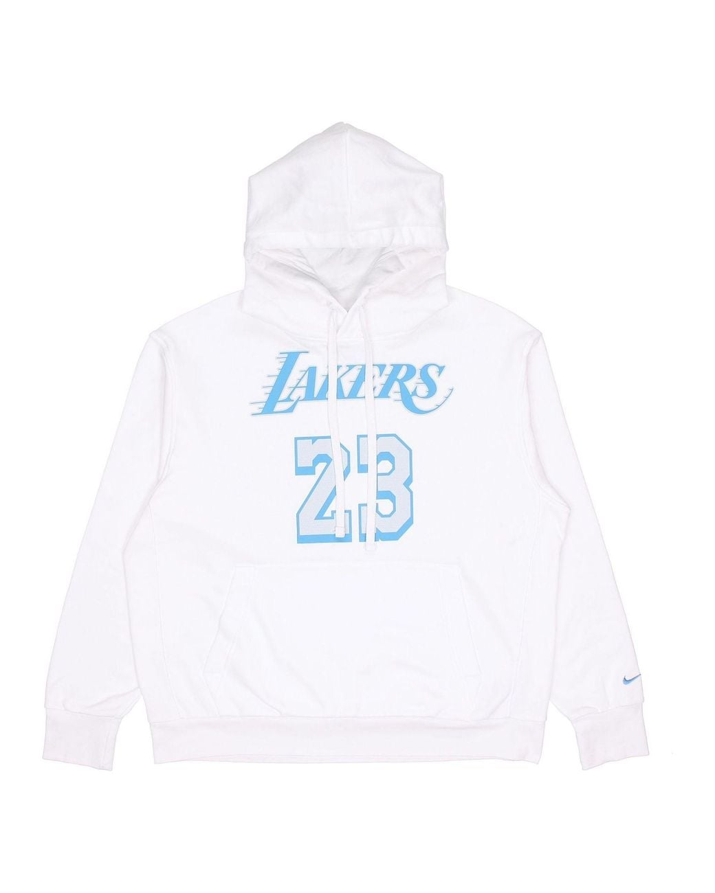 Nike White City Edition Nba Los Angeles Lakers Printing Fleece for men