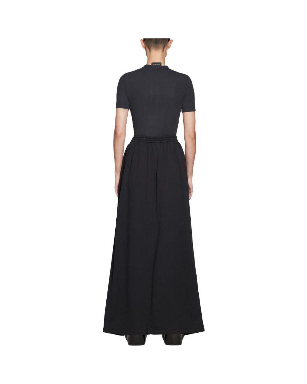 Balenciaga Blue (Wmns) Paris By Day Tight Small Fit T-Shirt Faded'