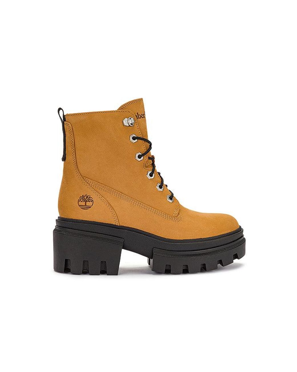 Timberland Brown (Wmns) Everleigh 6 Inch Boots 'Wheat Full Grain'