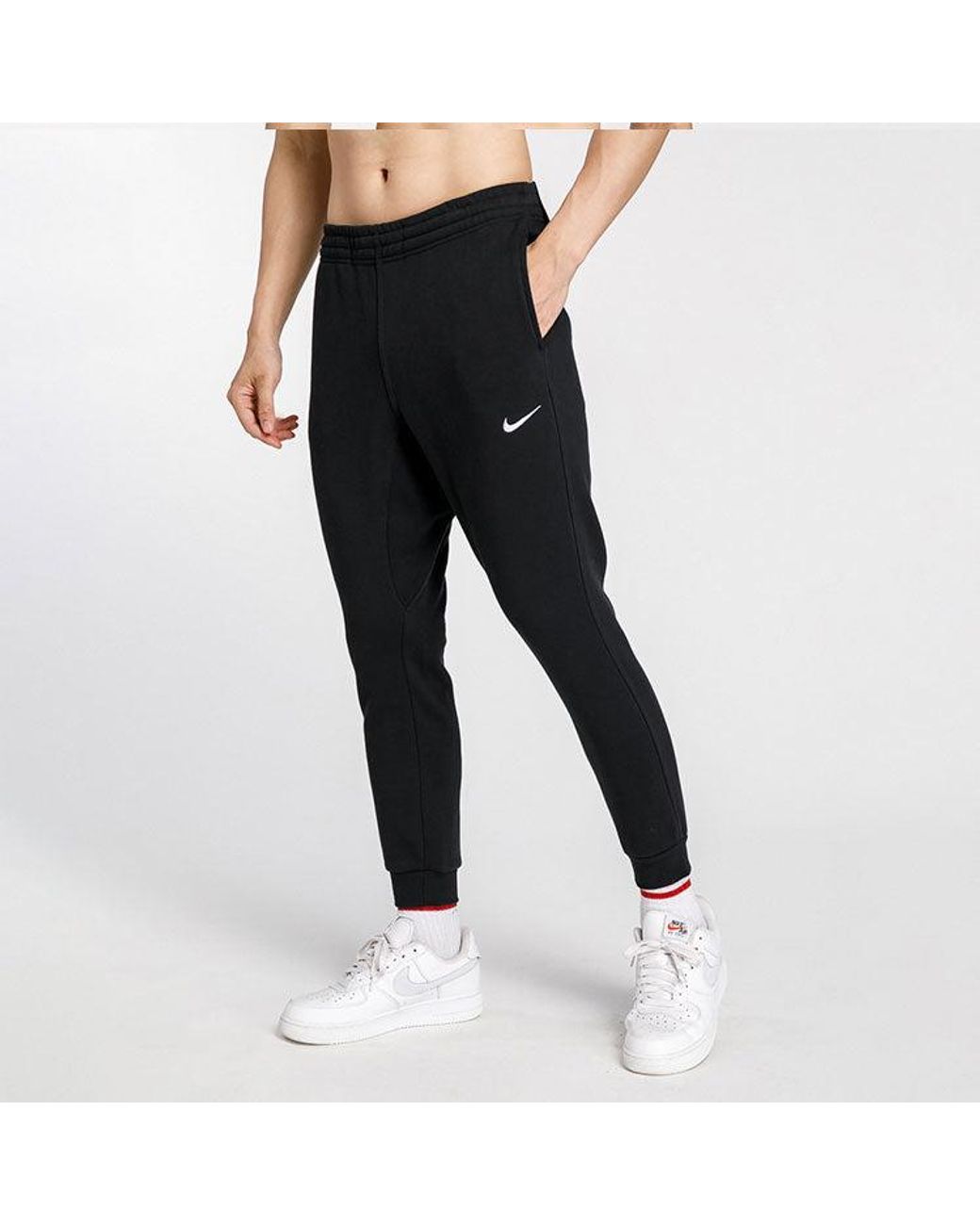 Nike Blue Casual Sports Ankle-Banded Pants for men