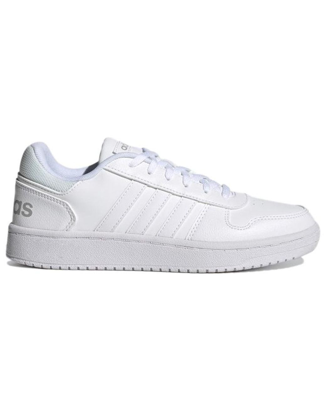 Adidas White (Wmns) Hoops 2.0 'Cloud'