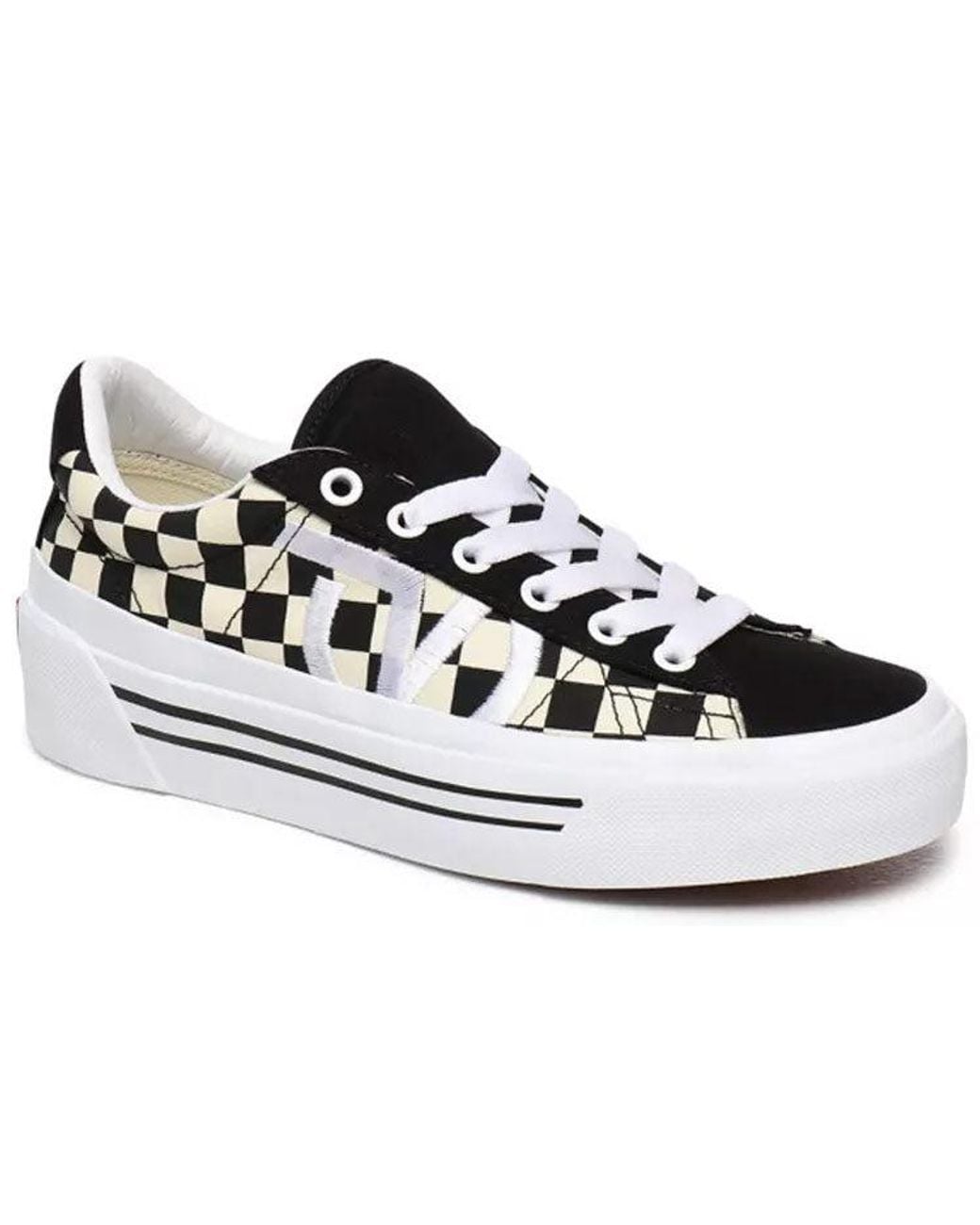 Vans White Checkerboard Sid Ni for men