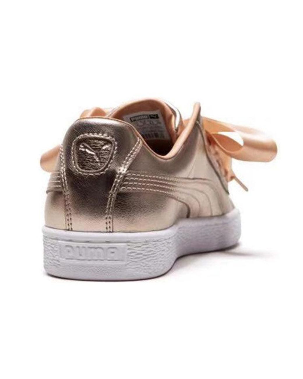 PUMA Brown (Wmns) Basket Heart Luxe 'Dusty Coral'