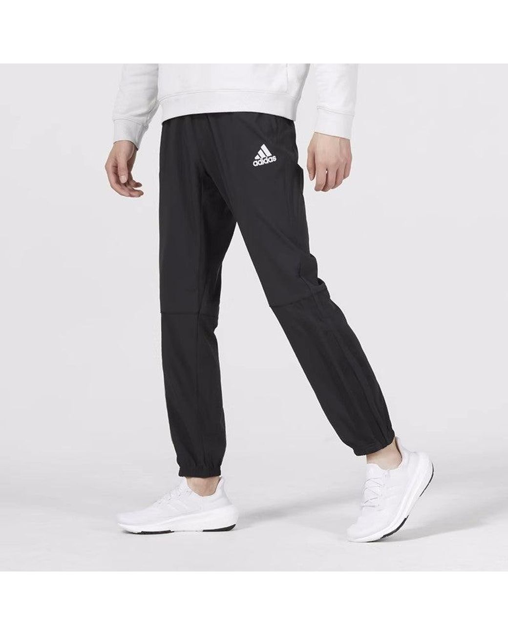 Adidas Black Bb Woven Pants for men