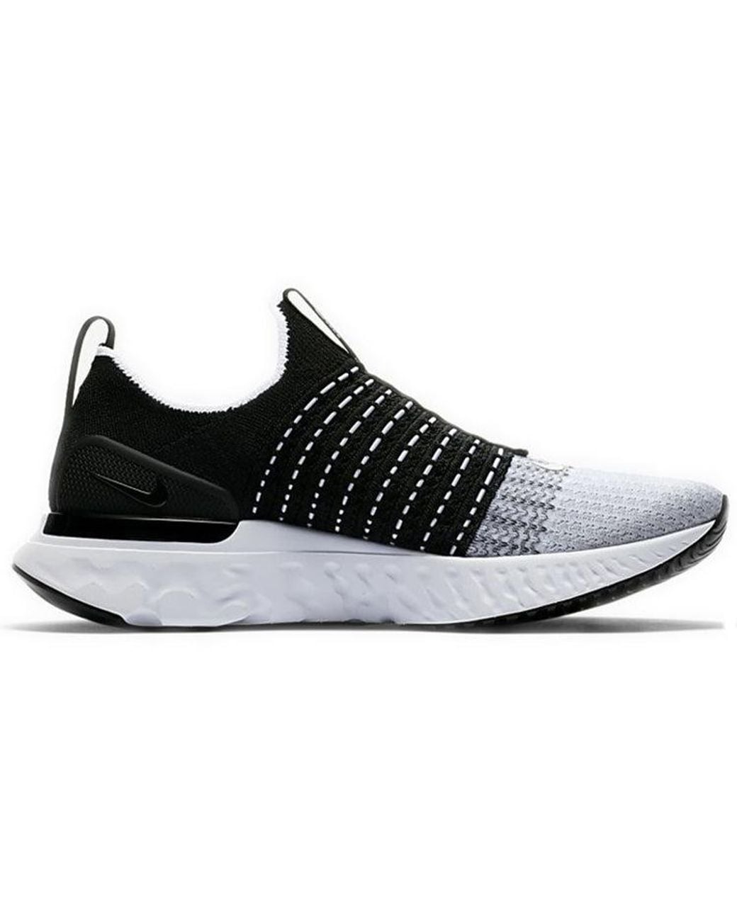 Nike Black React Phantom Run Flyknit 2 for men