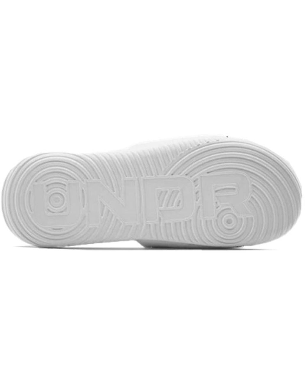 Under Armour White Ansa Fixed Slide for men