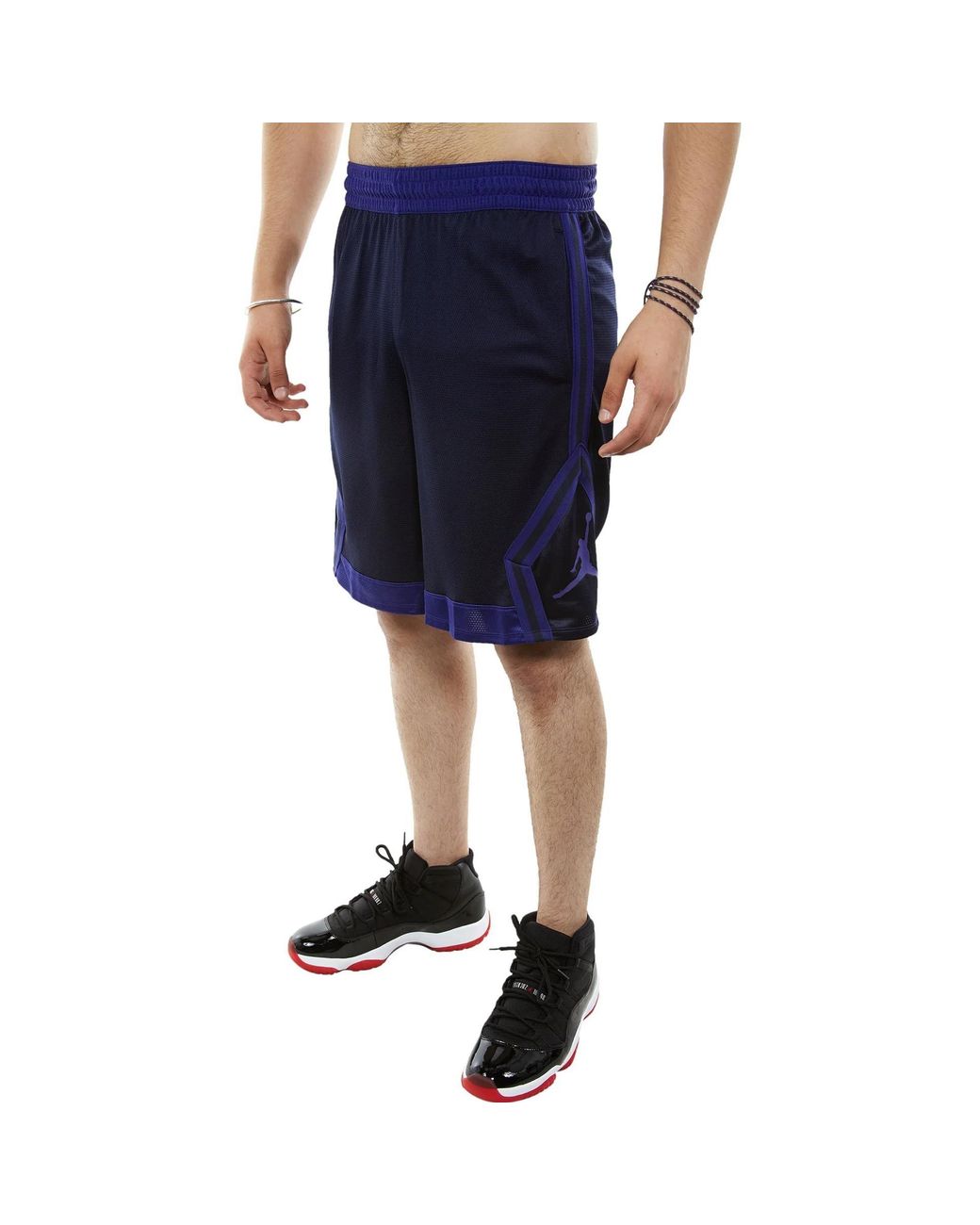 Nike Blue Rise Diamond Basketball Short for men