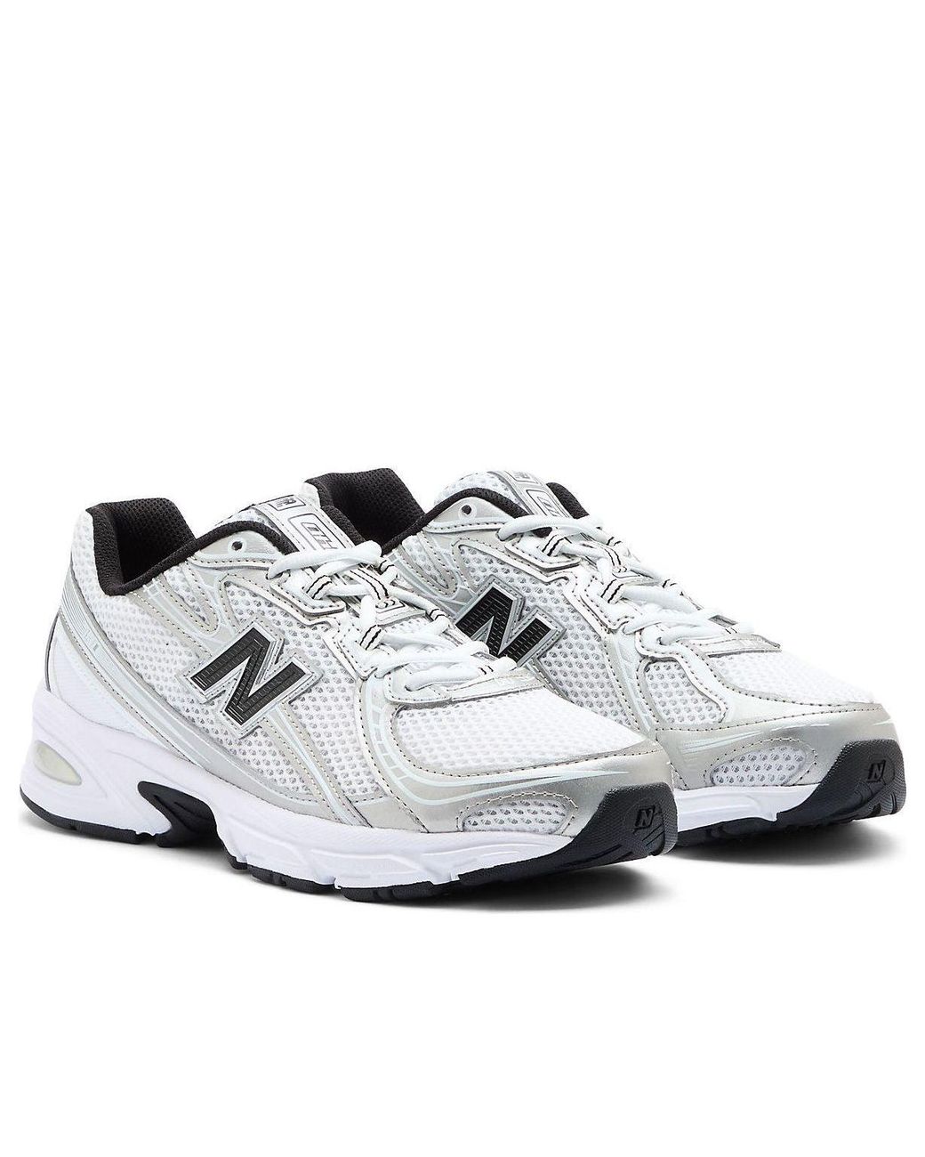 New Balance White 740 Metallic' for men