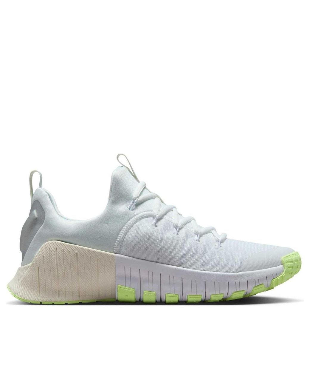 Nike White (Wmns) Free Metcon 6 Metallic Barely Volt'
