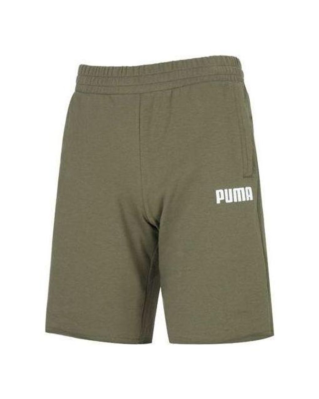 PUMA Green Sports Wear Shorts for men