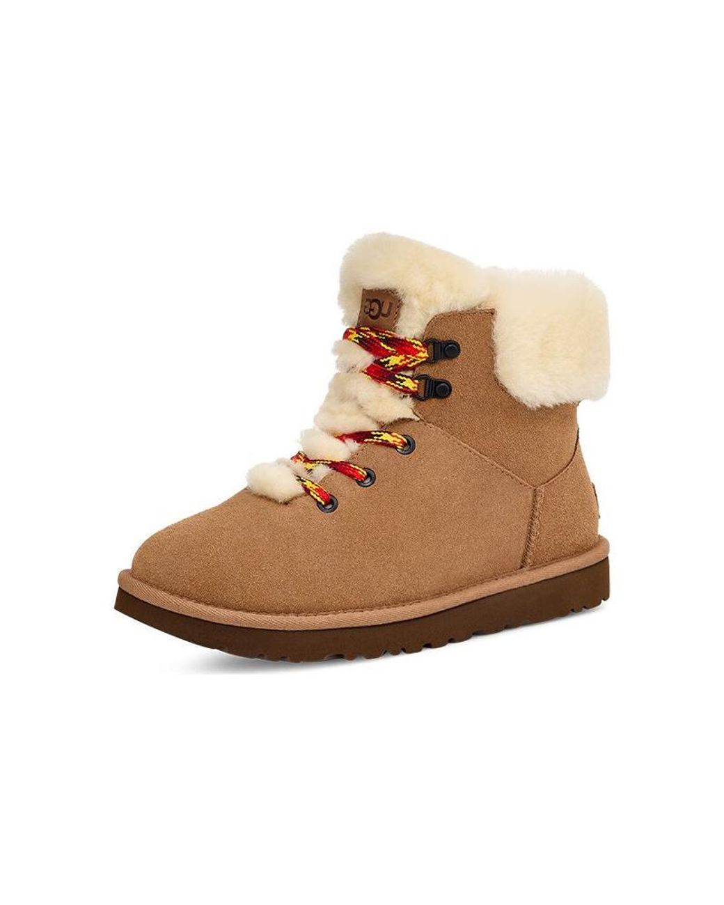 Ugg Brown (Wmns) Classic Mini Alpine Lace