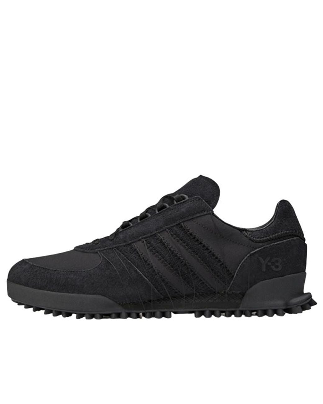 Adidas Black Y-3 Marathon 'Triple' for men