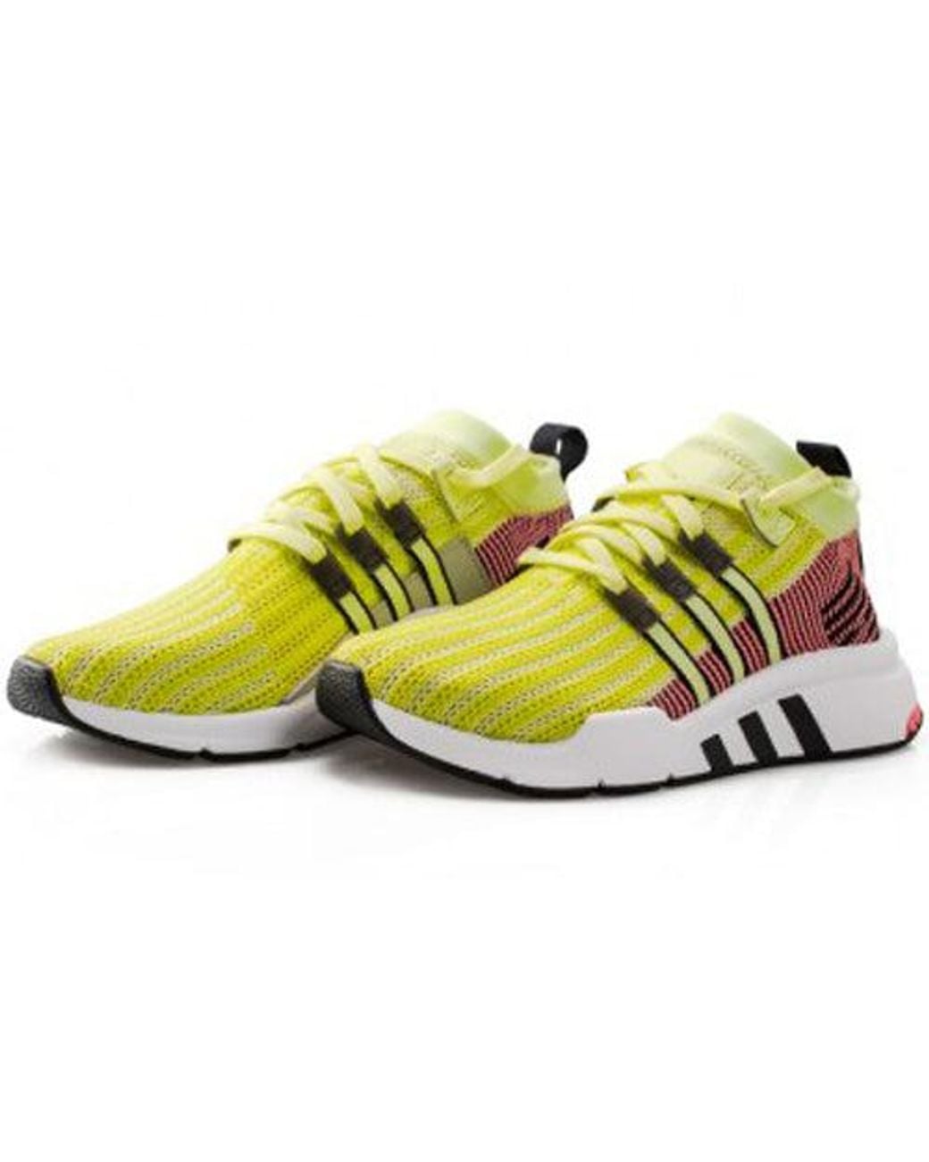 Adidas White Eqt Support Mid Adv Pk 'Glow' for men