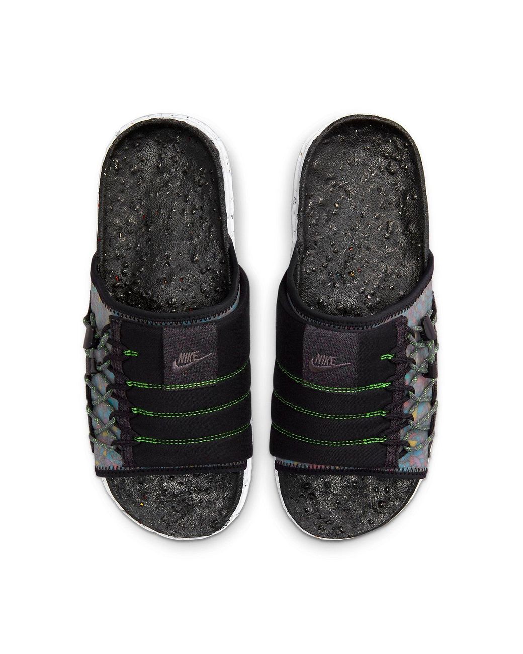 Nike Black Asuna Crater Slide for men