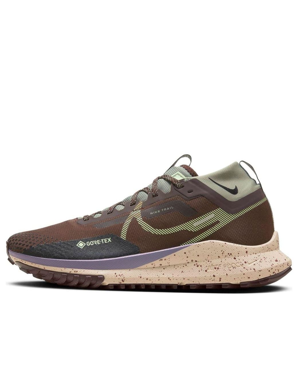 Nike Brown React Pegasus Trail 4 Gtx for men