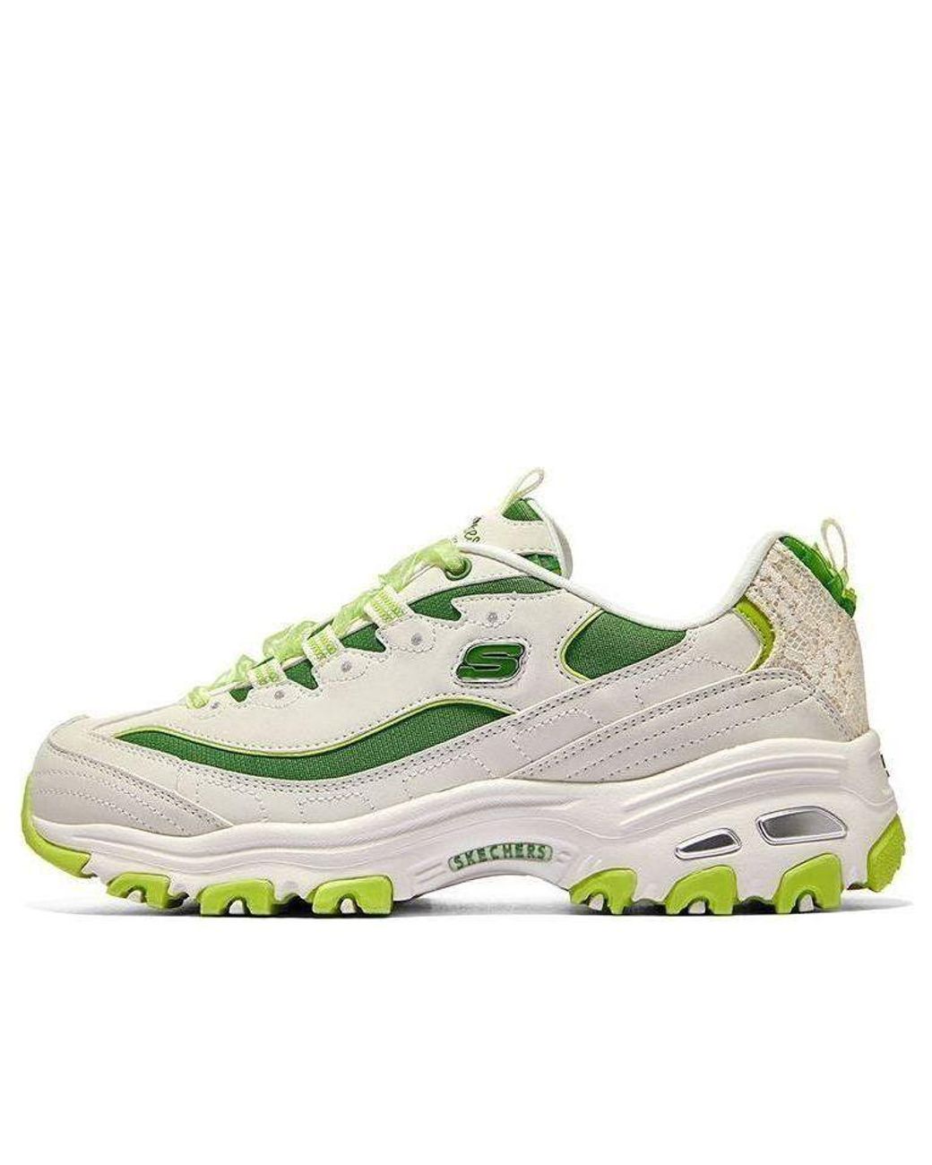 Skechers Green (Wmns) D'Lites 1.0 Chunky Sneakers
