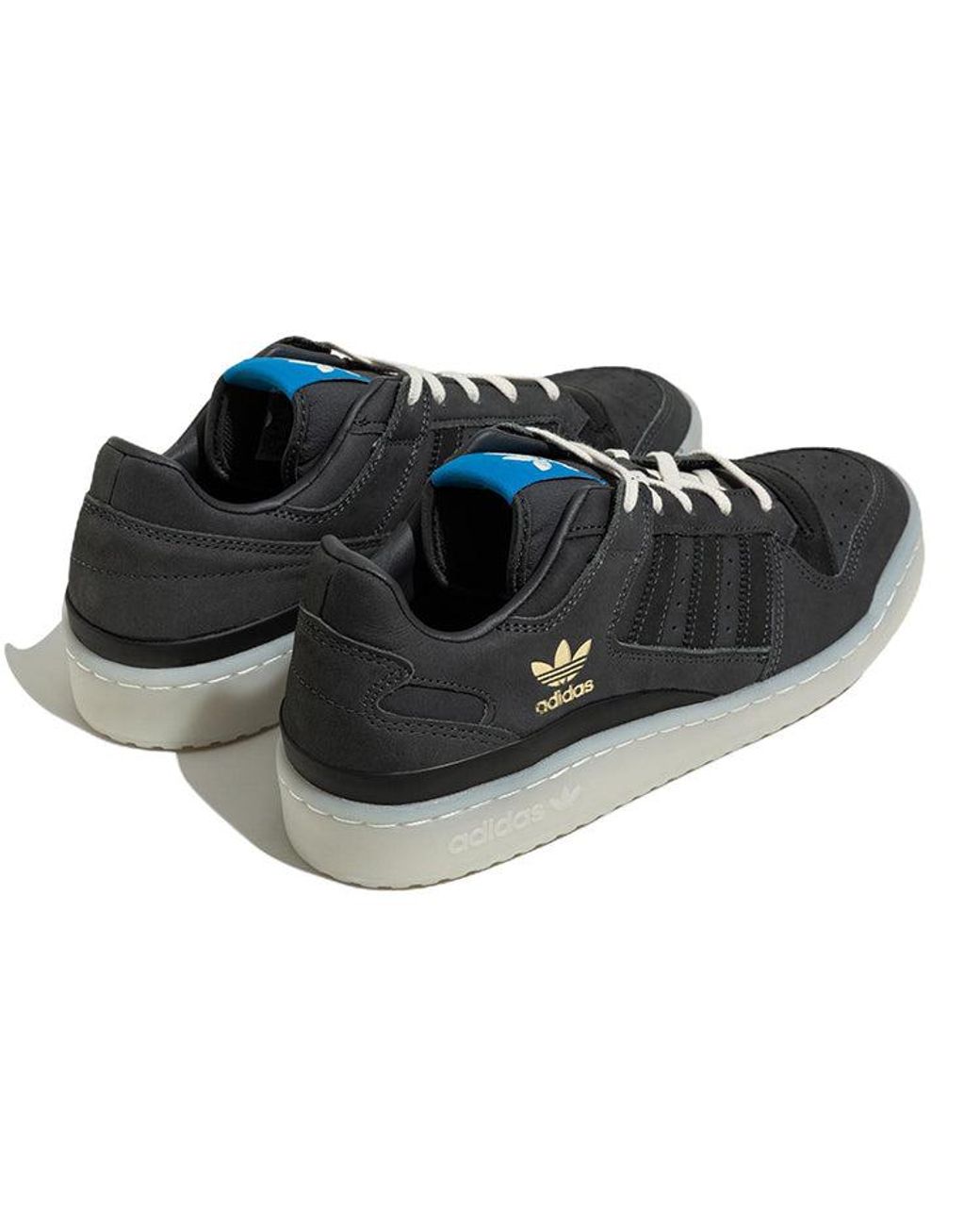Adidas Black Forum Low 'Dark Solid' for men