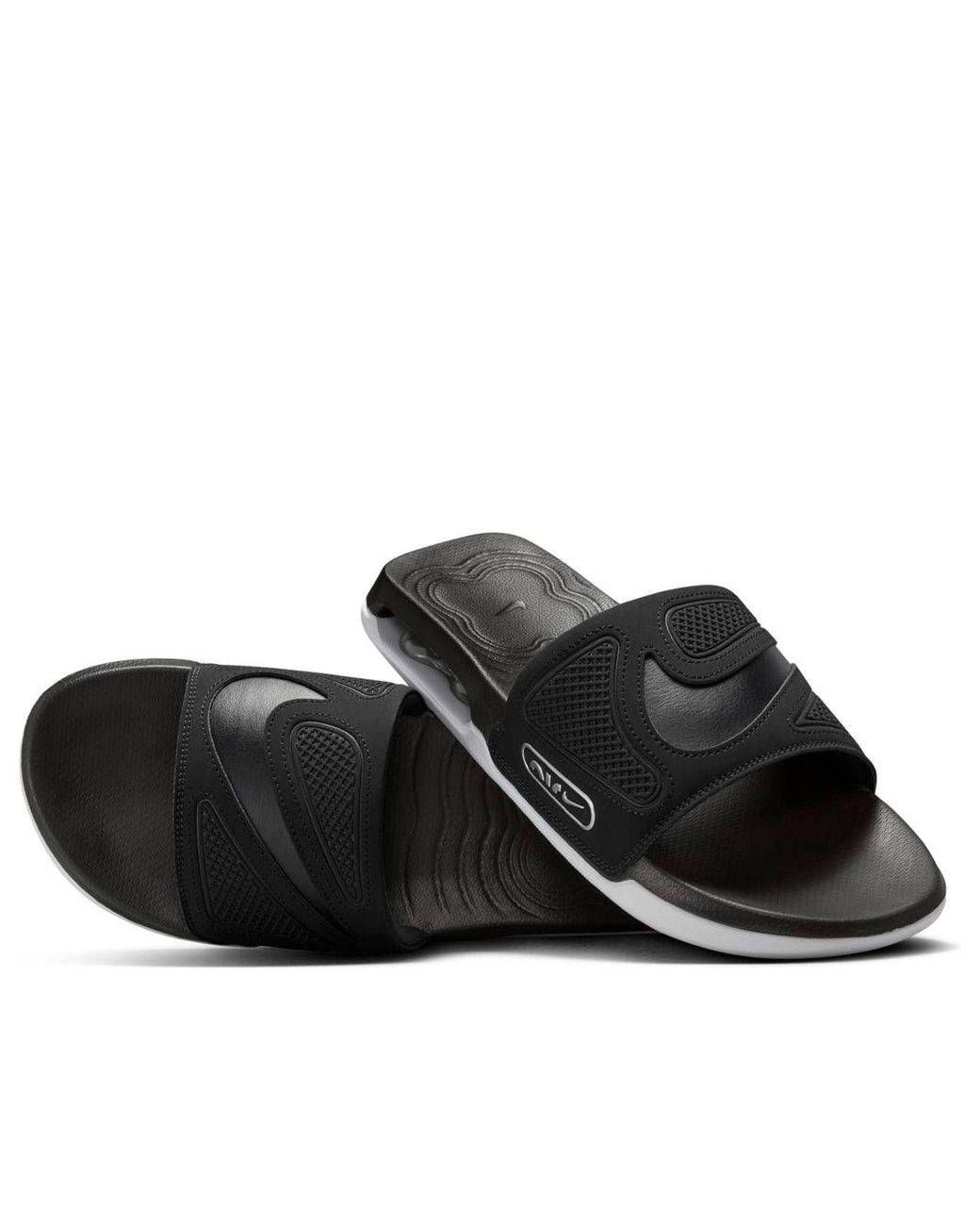 Nike Black Air Max Cirro Slide Metallic' for men