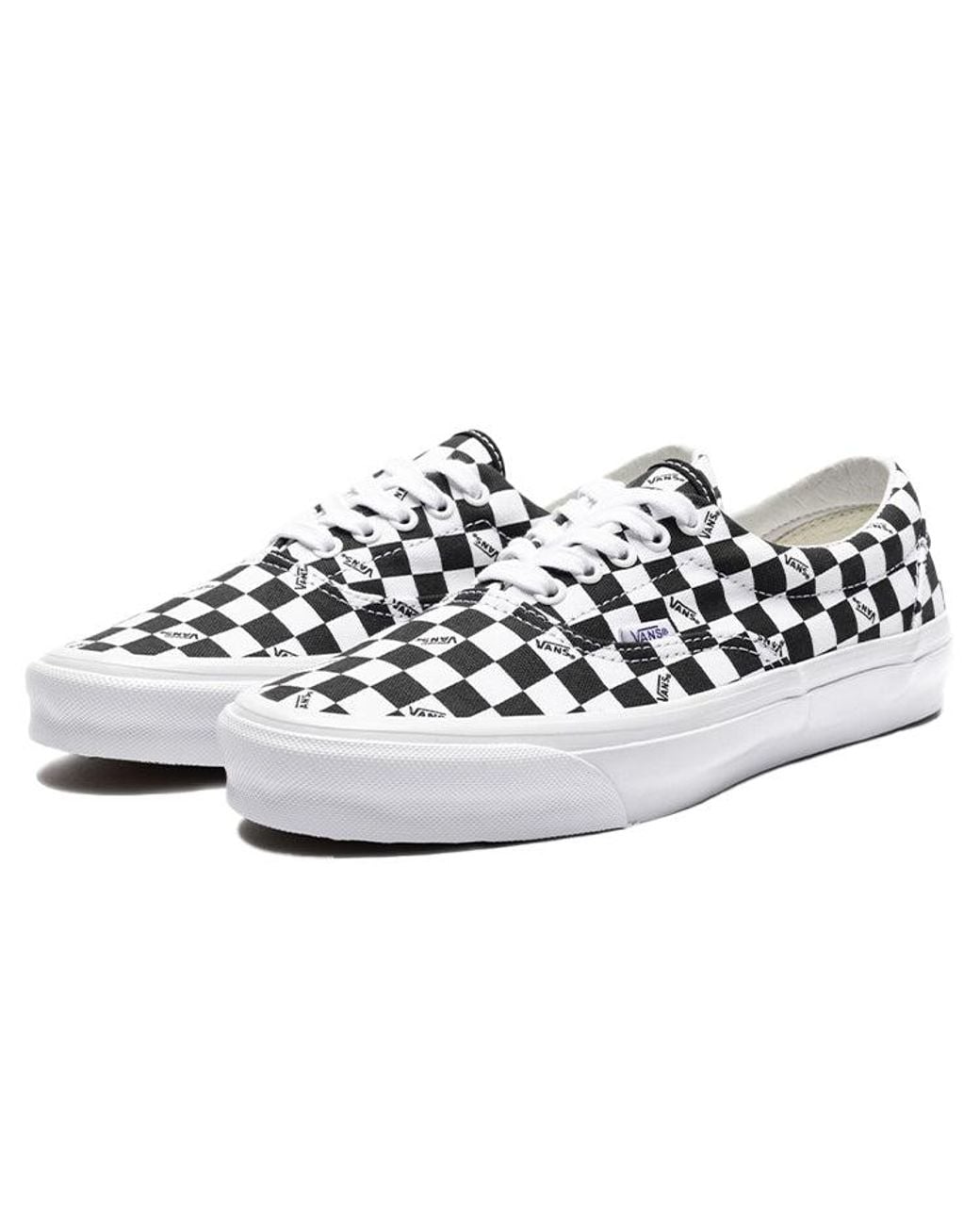 Vans White Og Era Lx 'Checkerboard Logo for men