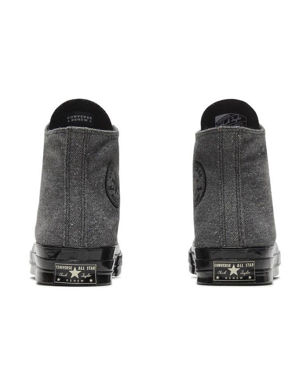 Converse Black Renew 1970S High Top Casual Canvas Shoes