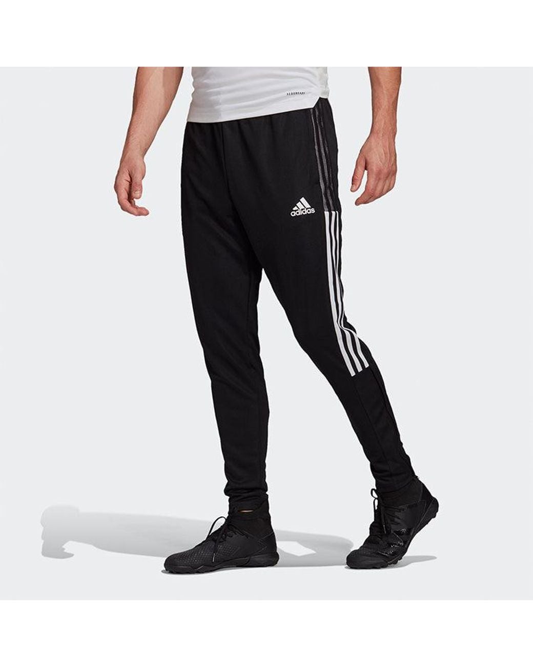 Adidas Black Tiro21 Tk Pnt Sports Long Pants for men