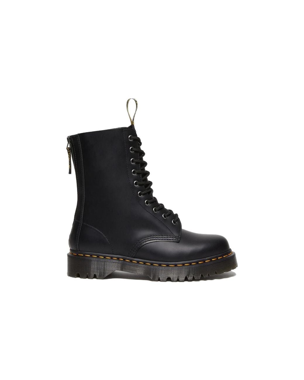 Dr. Martens Black 1490 Hi Bex Zip Leather Boots for men
