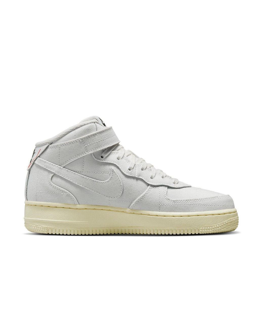 Nike White (Wmns) Air Force 1 '07 Mid Canvas'