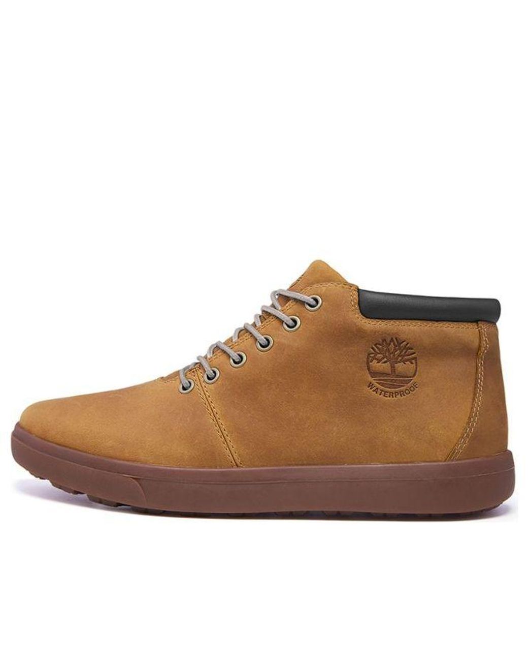 Timberland Brown Ashwood Park Mid Waterproof Leather Chukka Boots for men