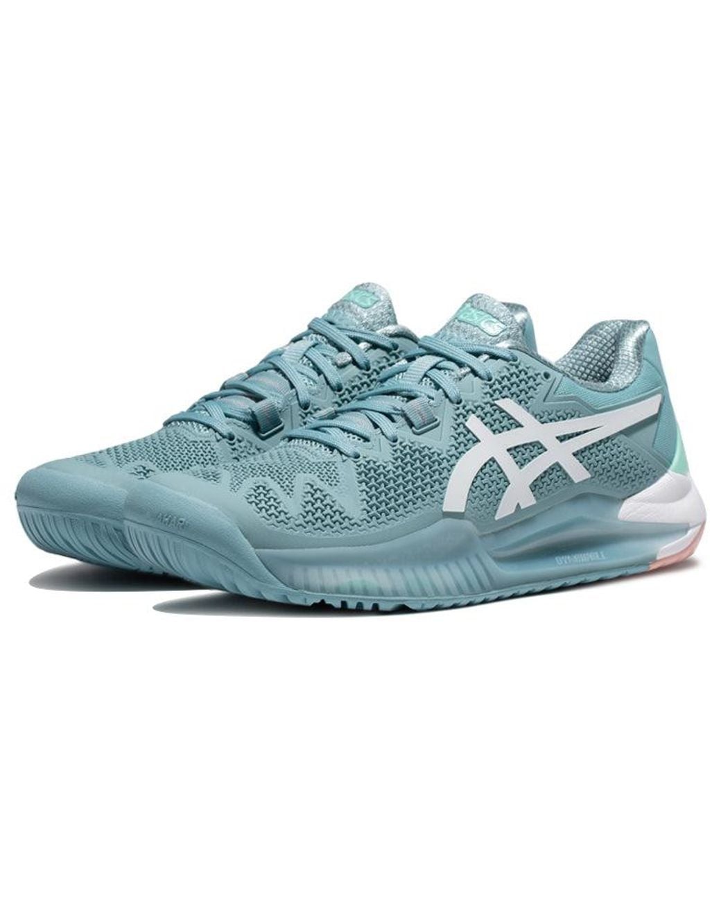 Asics Blue (Wmns) Gel Resolution 8 'Smoke'