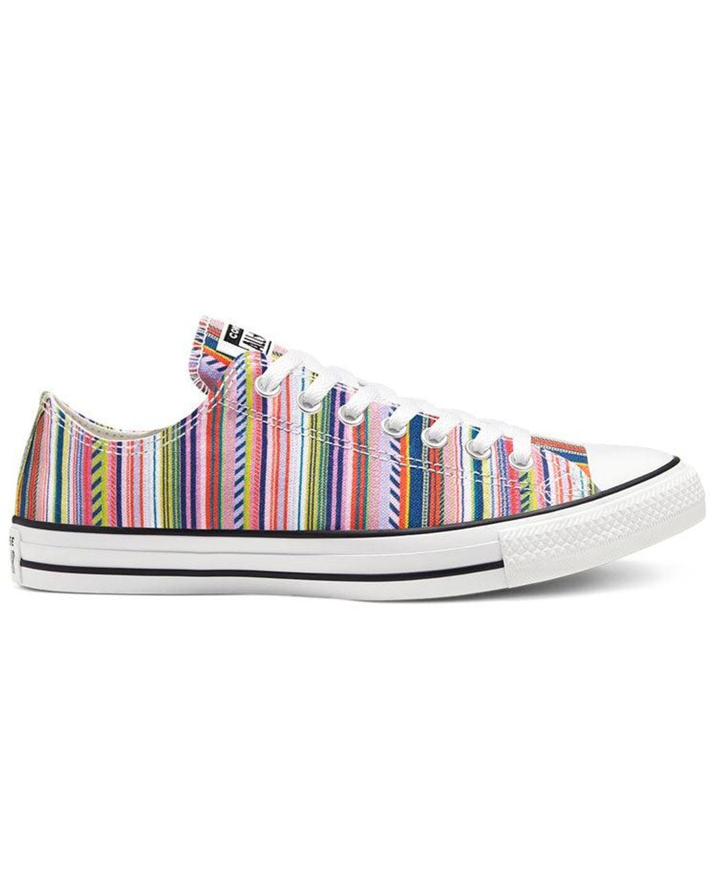 Converse White Summer Stripes Chuck Taylor All Star Low Top for men
