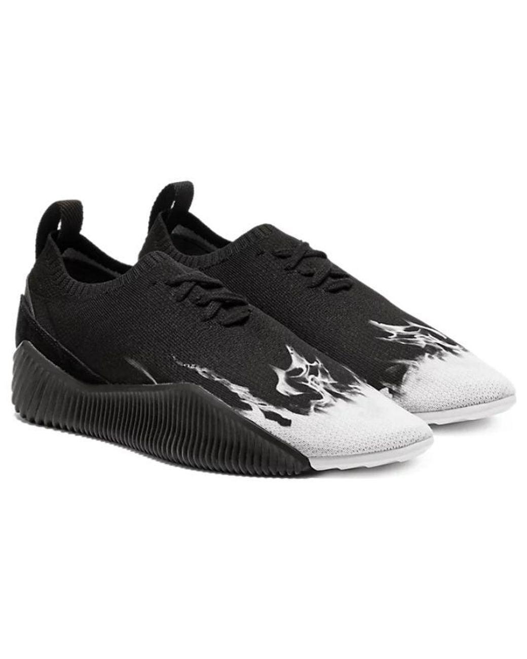 Onitsuka Tiger Black Acromount Knit 'Flames' for men