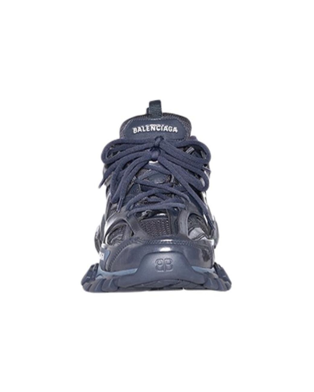 Balenciaga Blue Track 1.0 Sneakers 'Metallic' for men