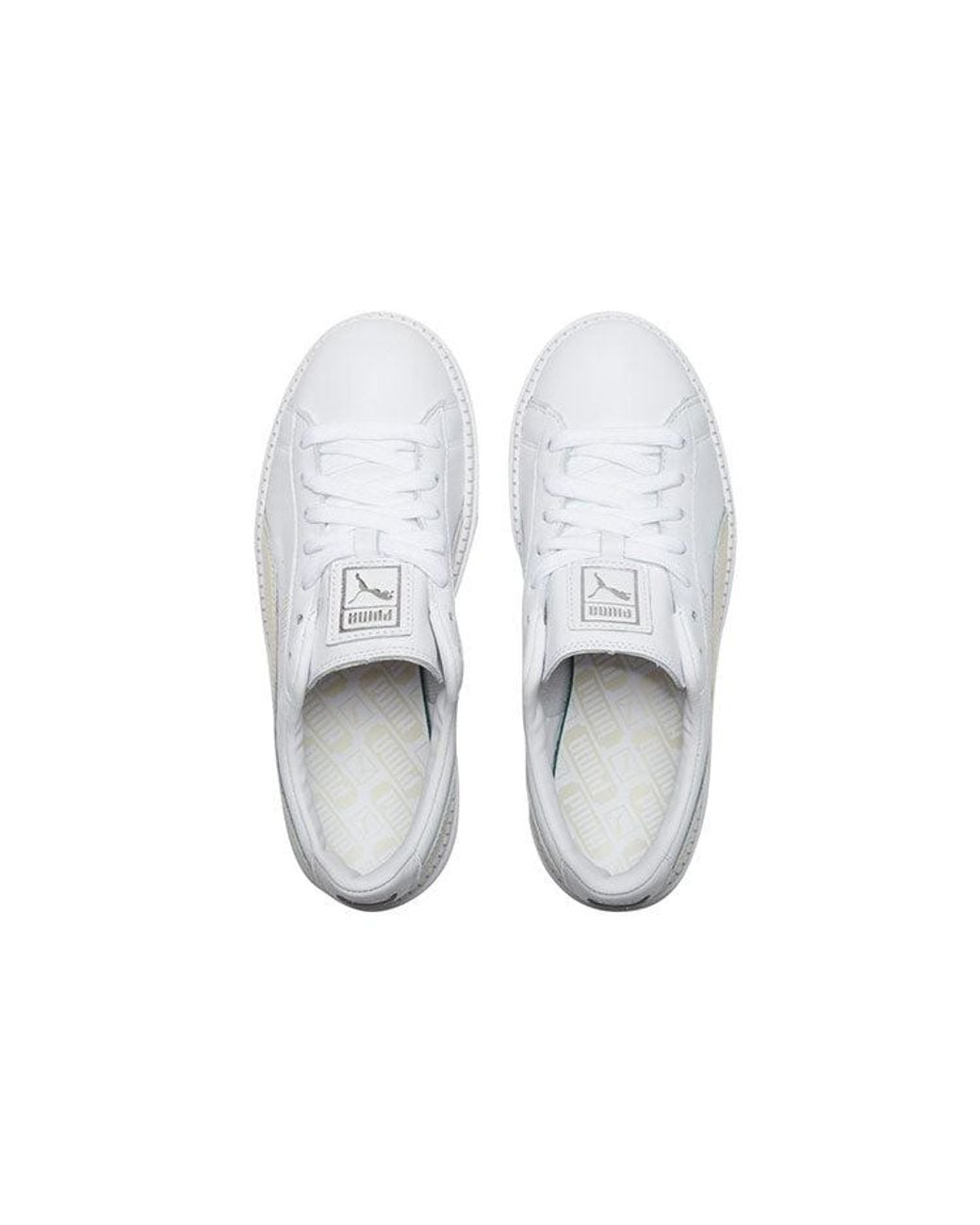 PUMA White (Wmns) Suede Platform Trace Animal