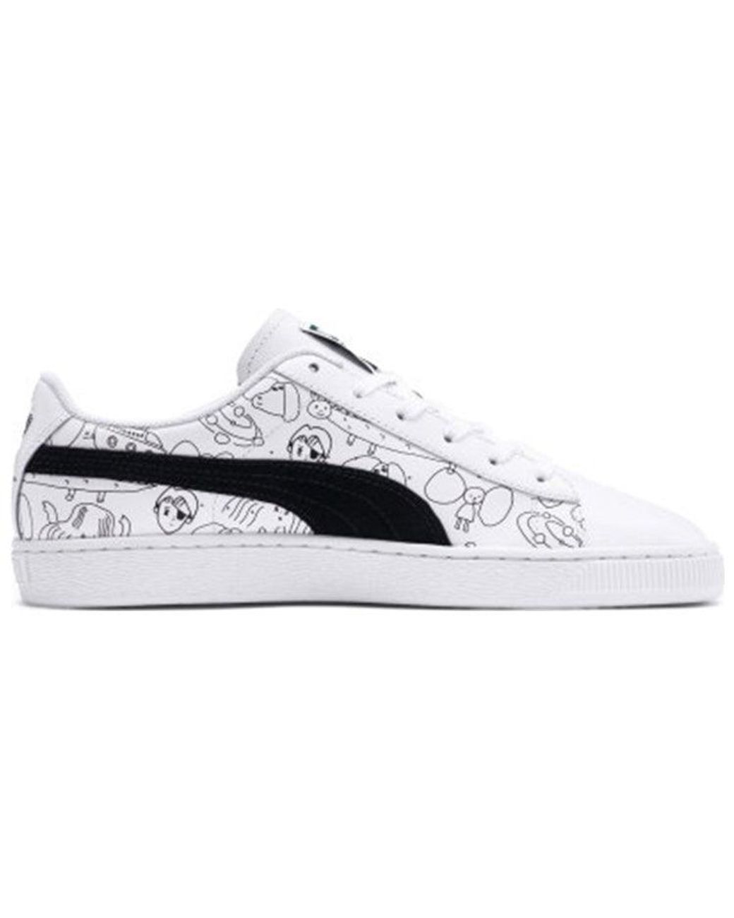 PUMA White Tyakasha X Basket for men