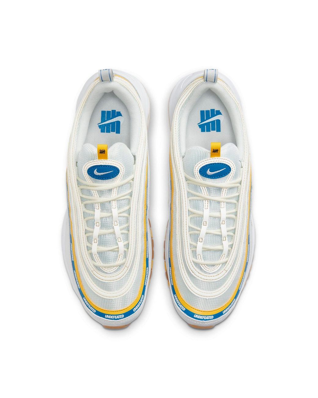 Nike White X Undefeated Air Max 97 'Ucla Bruins' for men