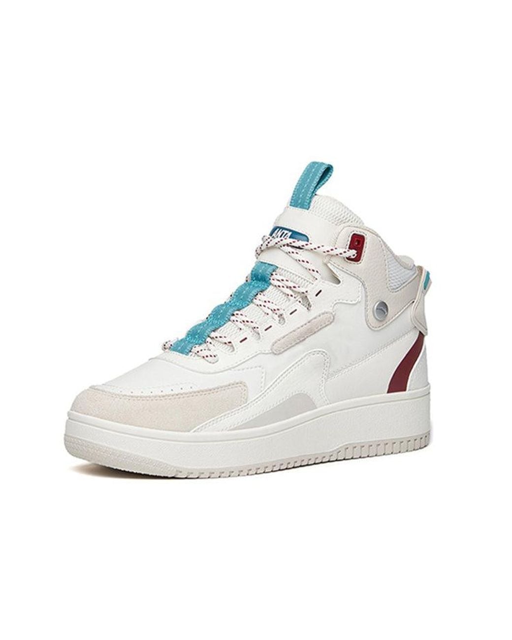 Anta White (Wmns) Fashion Series Sneakers High 'Light'