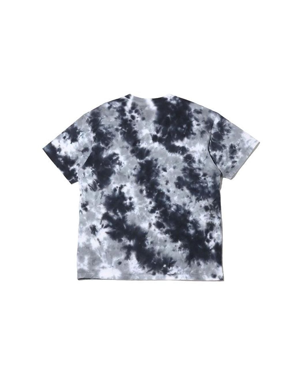 Nike Blue Sportswear Sports Loose Tie Dye Printing Round Neck Short Sleeve for men