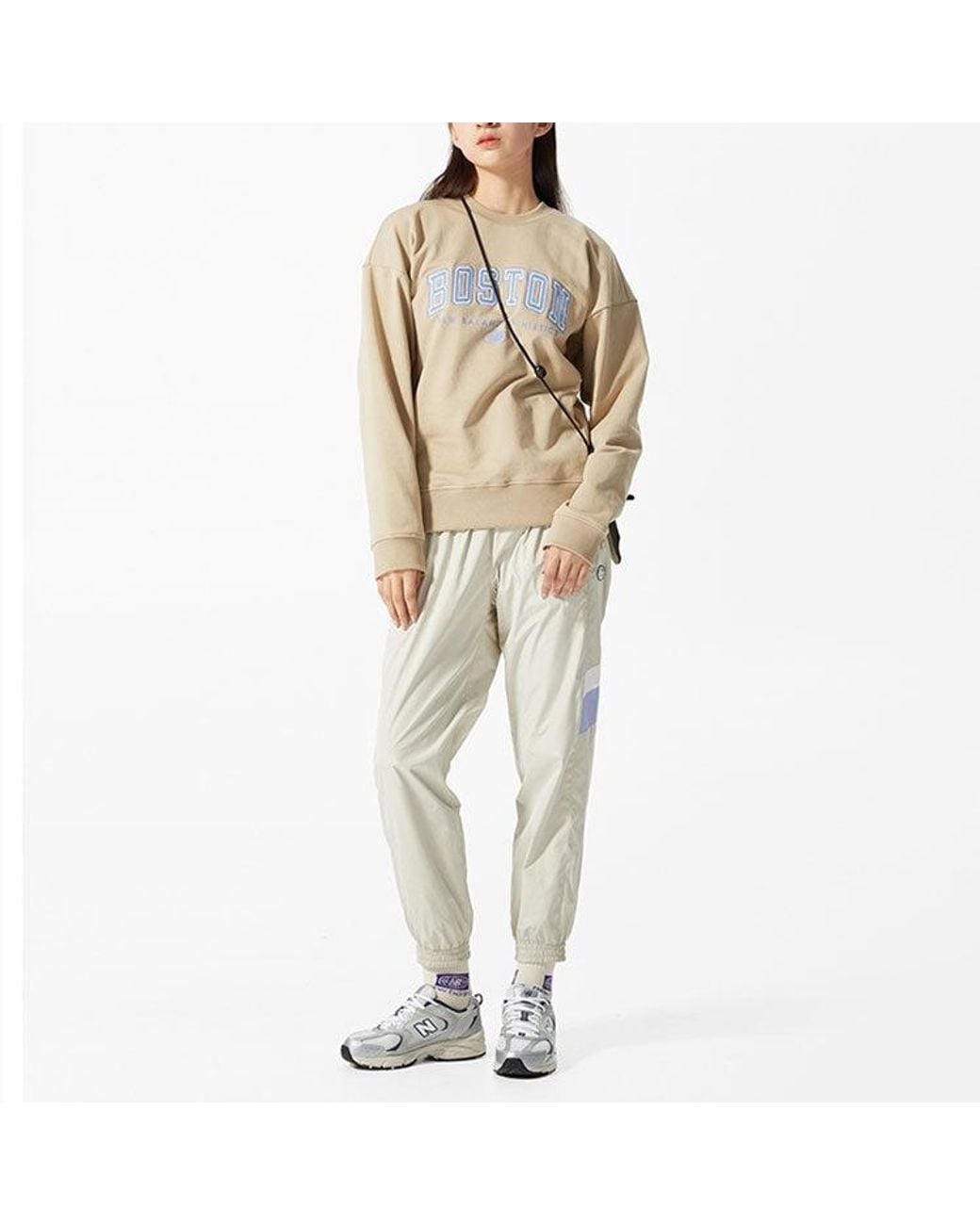 New Balance White Sportswear Pants