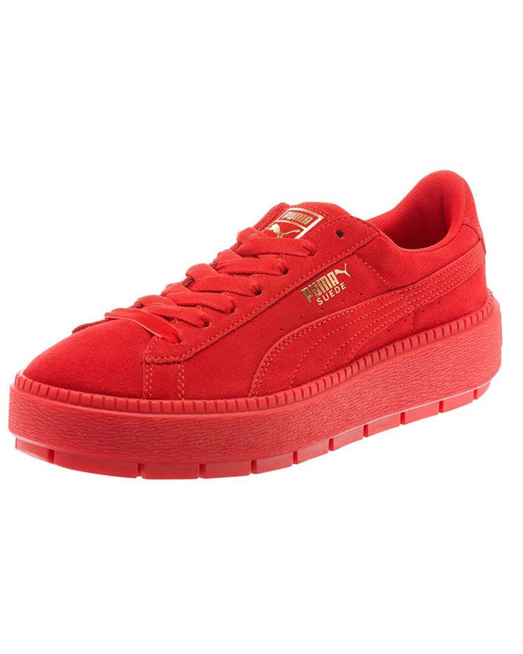 PUMA Red Batman X Suede Classic 'black Barbados Cherry'