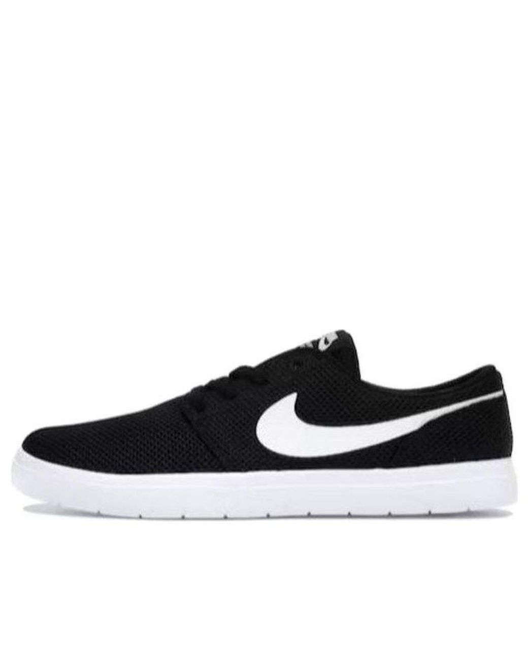 nike sb portmore ii ultralight grey & black shoes