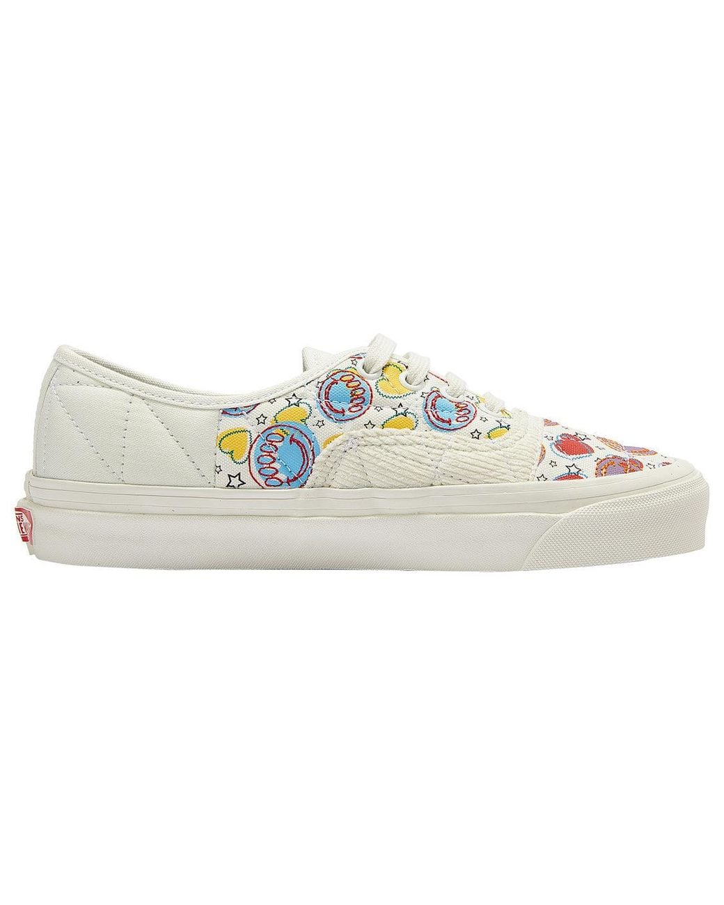 Vans White Authentic 44 Dx Low-Top Canvas Shoes for men