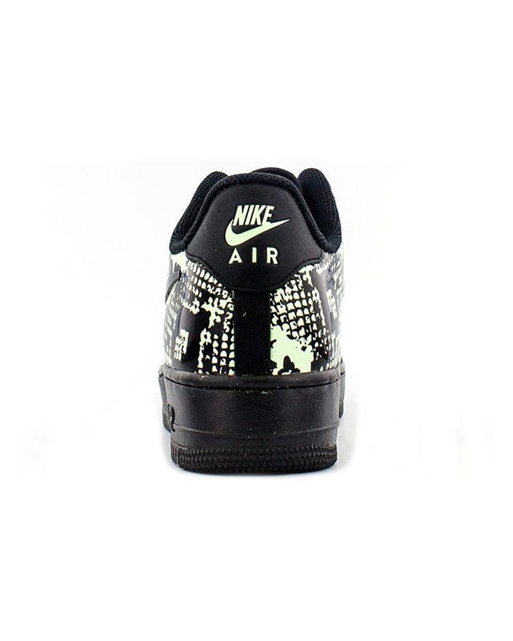 Nike Black Air Force 1 Foamposite Pro Cup 'Glow Snakeskin' for men
