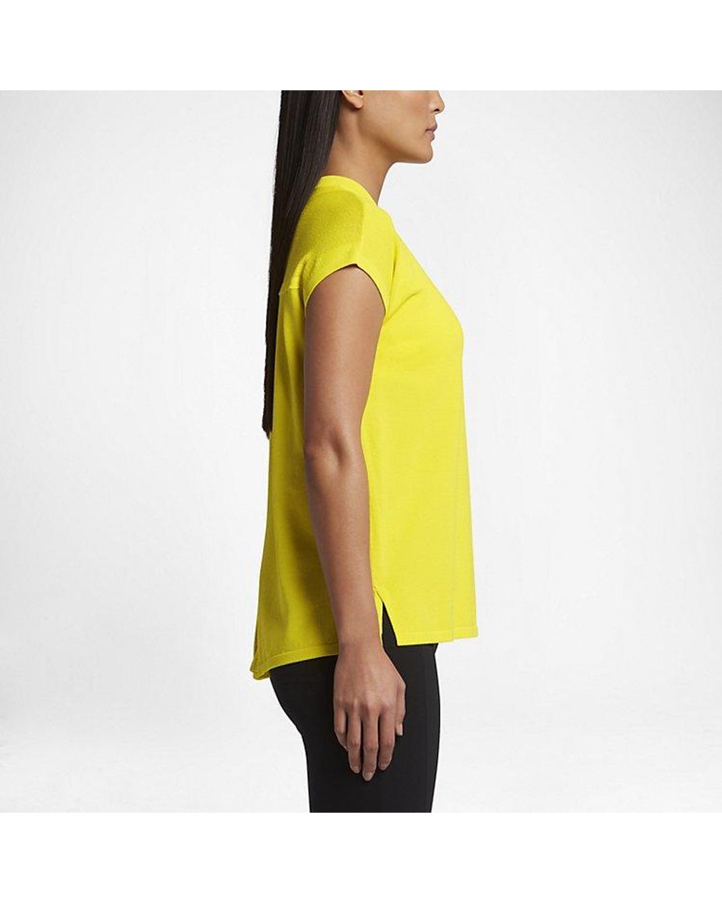 Nike Yellow (Wmns) Sportswear Tech Knit