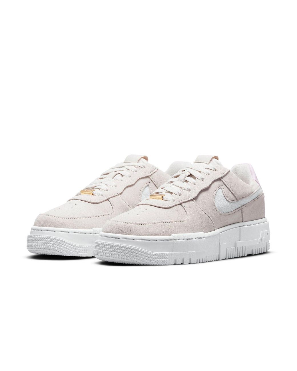 Nike White (Wmns) Air Force 1 Pixel 'Light Bone Regal'