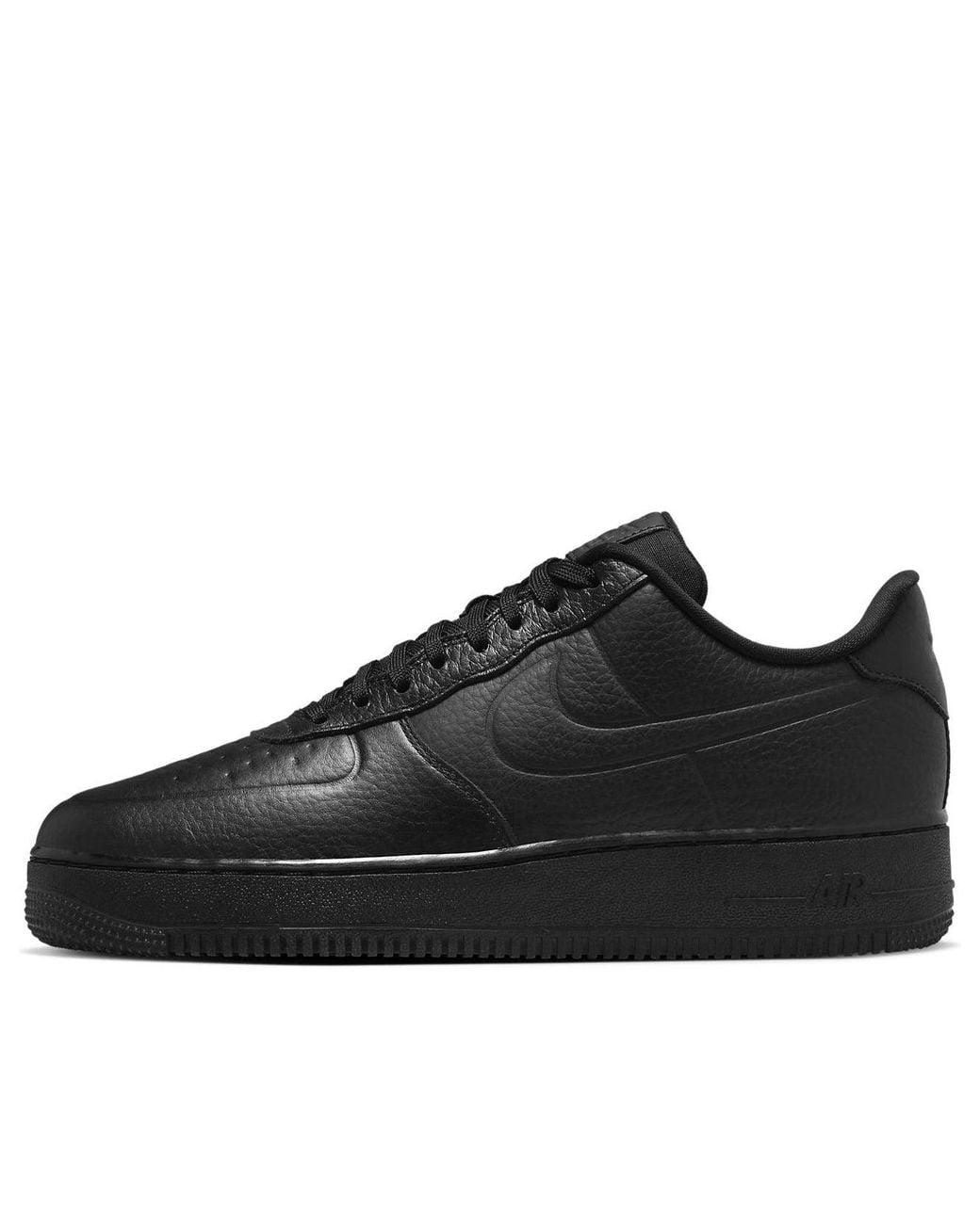 Nike Black Air Force 1 Low Waterproof 'Triple' for men