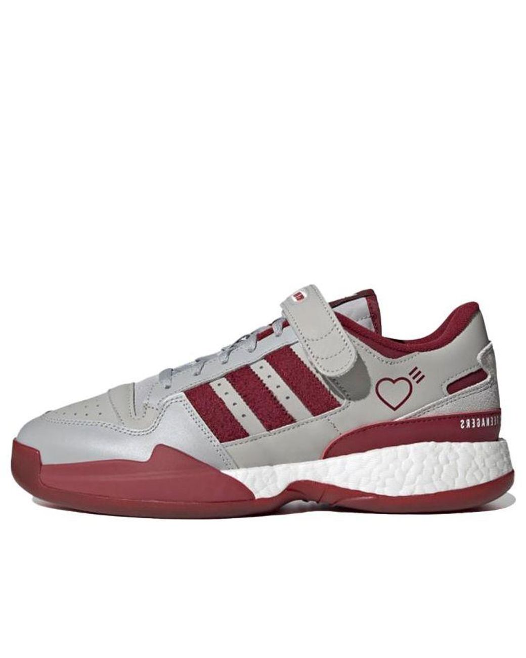 Adidas Red Human Made X Forum Low Burgundy' for men