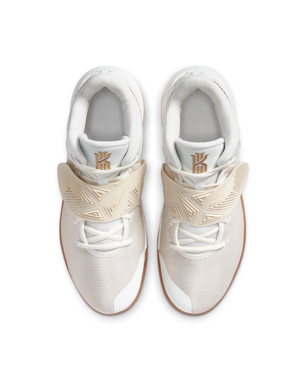 Nike White Kyrie Flytrap 3 Ep Metallic' for men
